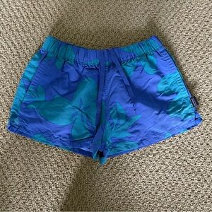Patagonia Blue Patterned Swim Shorts